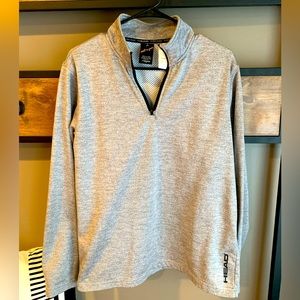 Head- men’s M gray quarter zip